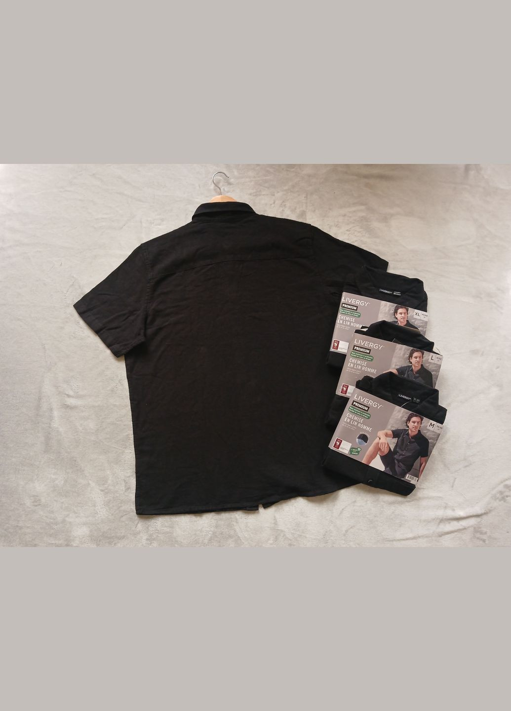 Чоловіча лляна сорочка Livergy (341491896)