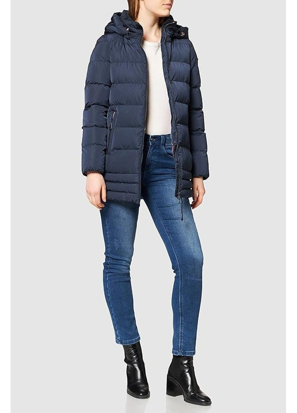 Синяя зимняя зимняя куртка w1428k-f4491 Geox