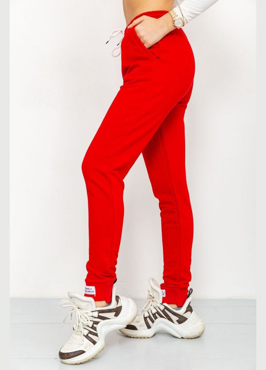 Красные спортивные демисезонные брюки Ager