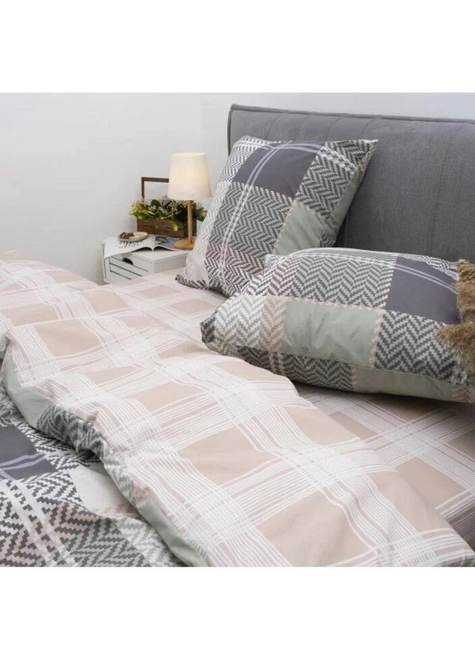 Постільна білизна євро Ранфорс 24257-E 220х200 см Viluta (327792099)