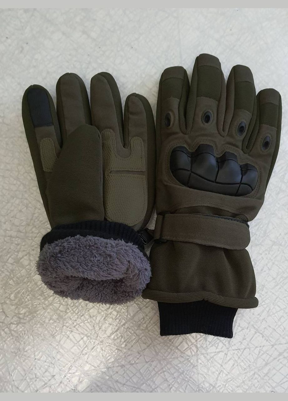 Тактические зимние рукавицы на меху No Brand (307389634)