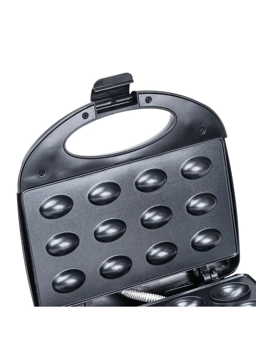 Электрическая орешница LB-58006 на 12 орешков с антипригарным покрытием 800Вт Черный Luma Bella (316353619)