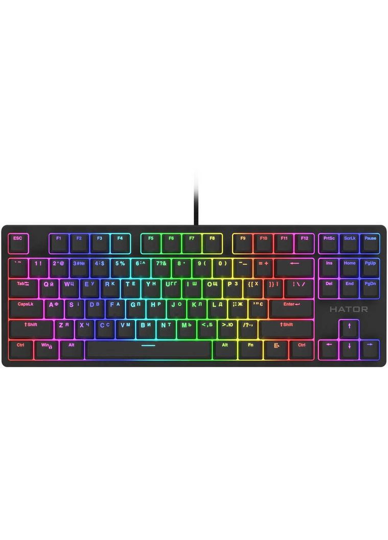 Клавиатура Rockfall 2 Optica TKL Black (HTK-730) Hator (336951512)