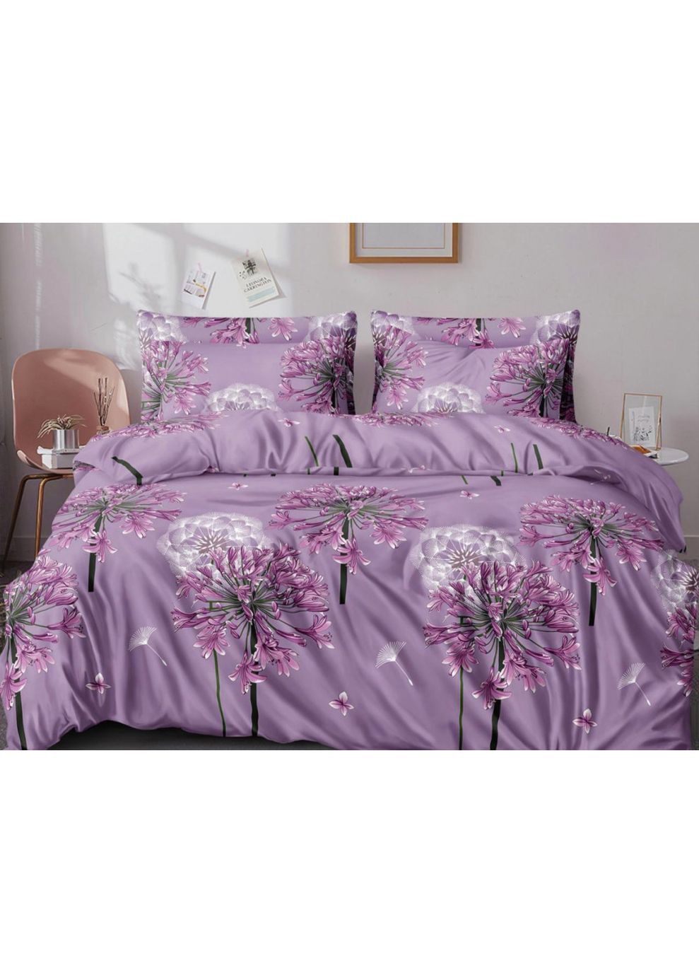 Постельное белье Аллиум, бязь Двуспальный на резинке Комфорт-текстиль (354823387)