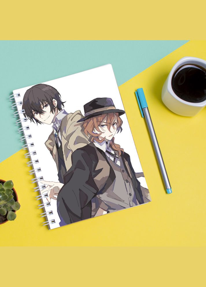 Скетчбук Sketchbook (блокнот) для малювання з принтом Великий з бродячих псів Звір 4 Кавун блокнот для малювання (316133482)