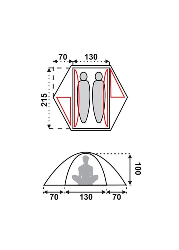 Палатка двухместная Rekvik II NG 2.0 Grass (fn_70472) Fjord Nansen (350314499)