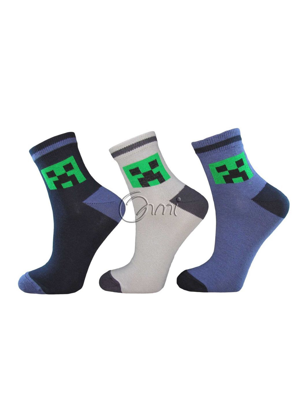 Шкарпетки дитячі 4411 055 р.18-20 асорті Майнкрафт Олмі (348056951)