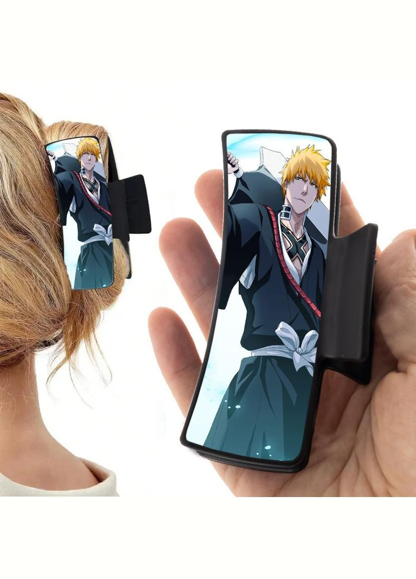 Заколка крабик для волос Аниме Блик #0016 черный No Brand (315630654)