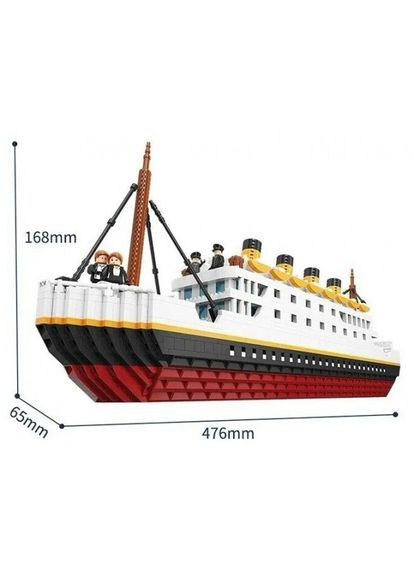 Конструктор Титаник 2980 деталей MY97041 модель роскошного круизного лайнера MoYu (351585998)
