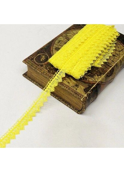 Кружево макраме 2 см (13 м) Цвет-желтый (729-14-189) Plus-plus (352751354)