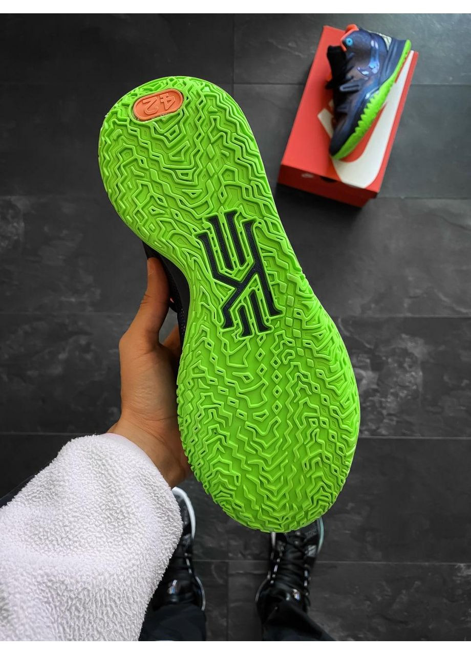 Черные демисезонные кроссовки мужские nike kyrie 7 anime найк кайри No Brand