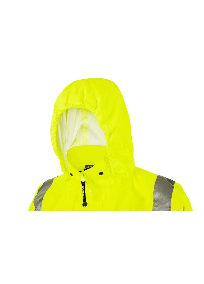 Жовта демісезонна робоча куртка-парка ipswich (, ) утеплена зі світлоповертаючими стрічками (25360) Sizam