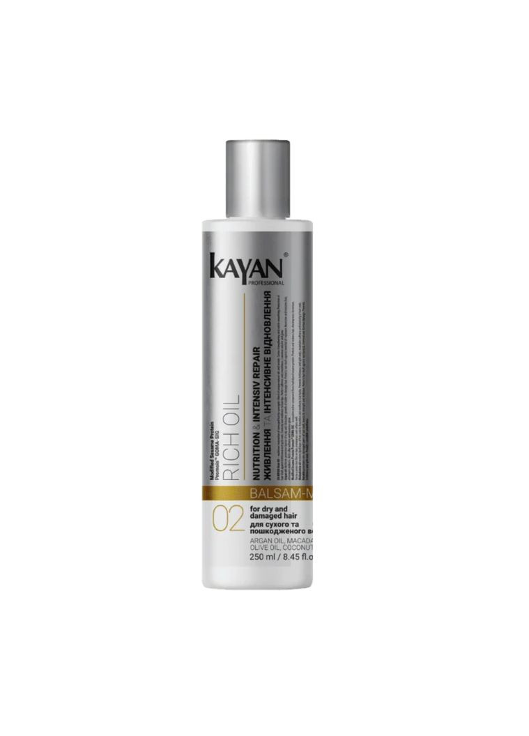 Бальзам маска для сухих и поврежденных волос Rich Oil Balsam-Mask с маслами Kayan Professional (335858297)