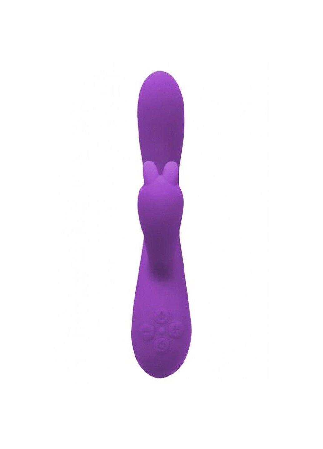 Вибратор-кролик Gili-Gili Vibrator with Heat Purple, отросток с ушками, подогрев до 40°С Wooomy (333332887)