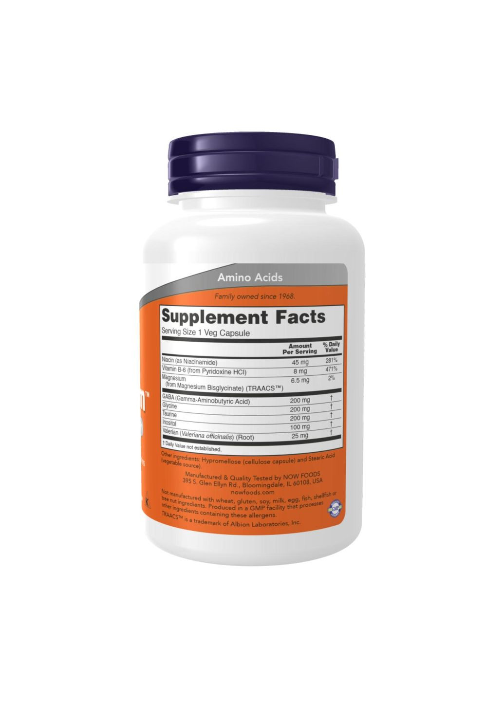 True Calm Вітаміни для настрою 90 капсул Now Foods (346086695)