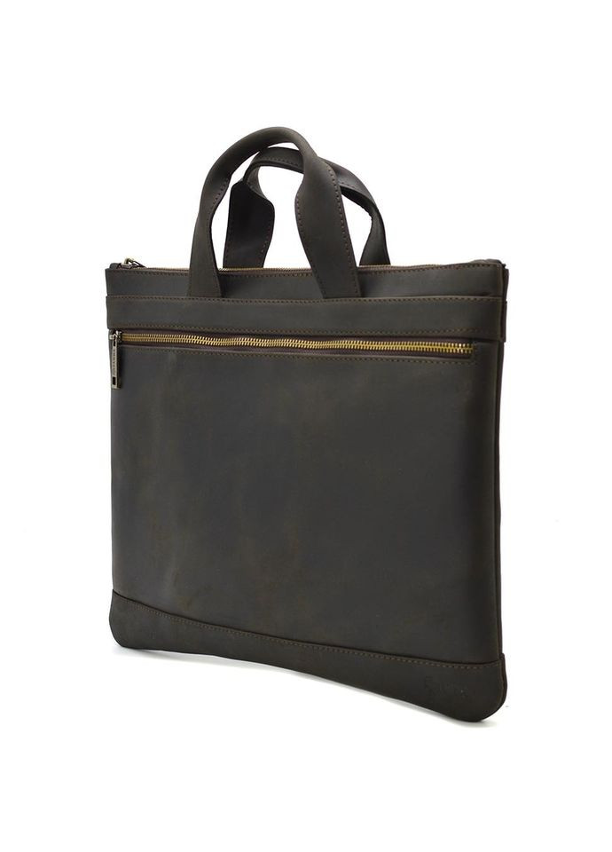 Сумка папка для документів А4 шкіра RC-7100-4lx коричнева crazy horse TARWA (298683962)