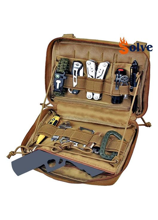 Тактична Сумка Підсумок 25.5 x 19 x 5.5 cm Coyote KT6001145 Solve (305743490)