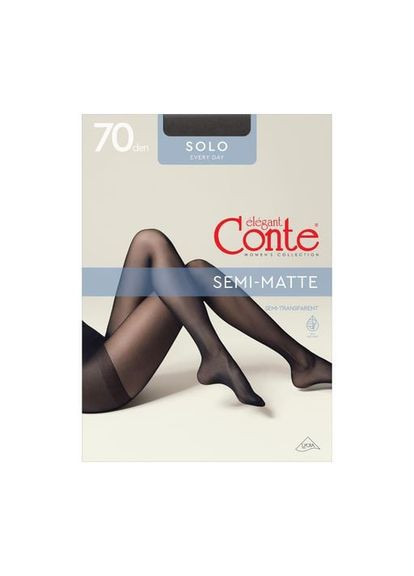 Колготки жен. CE SOLO 70 (EU), р.2, Nero Conte (367833616)