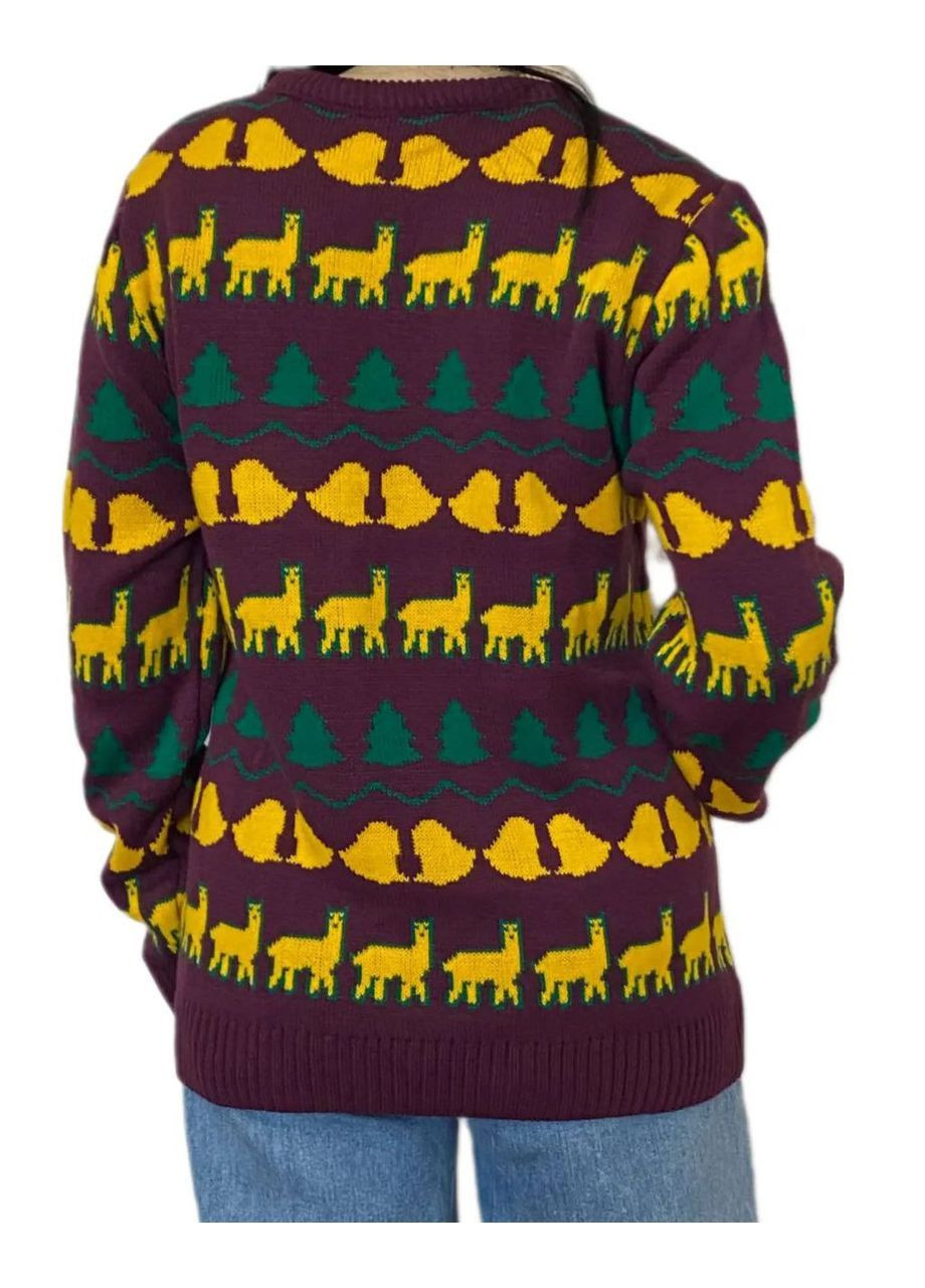 Комбінований демісезонний подовжений светр Wool & Cashmere