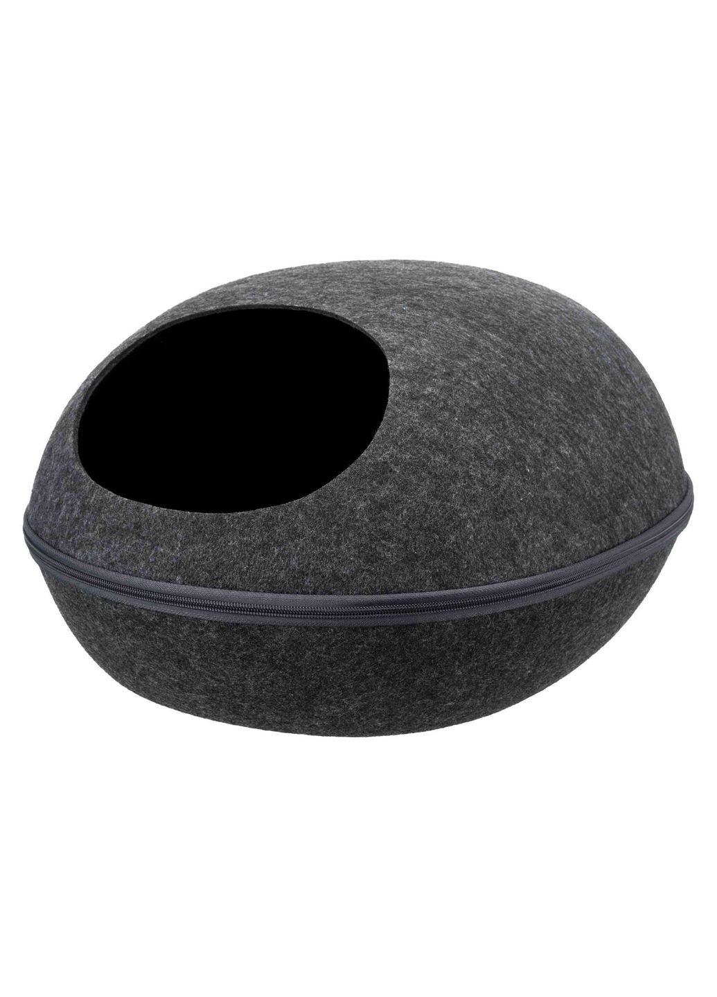 Будиночок-лежак Liva для собак, брудовідштовхуючий фетр, антрацит, 40х24х47 см Trixie (299724538)