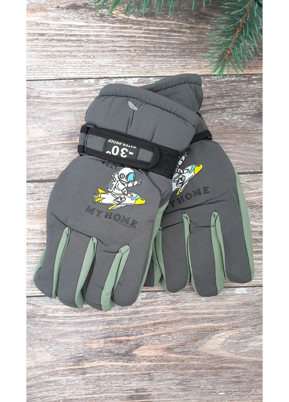 Балонові рукавиці на флісі для хлопчиків і дівчаток 5-8 років No Brand (361665200)