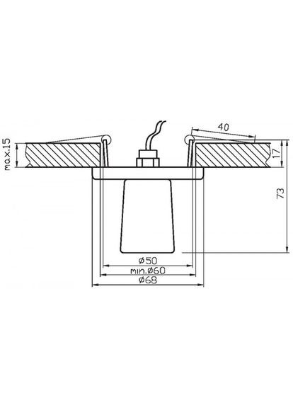 Точечный светильник SK-23 (2283114) Candellux (361312547)