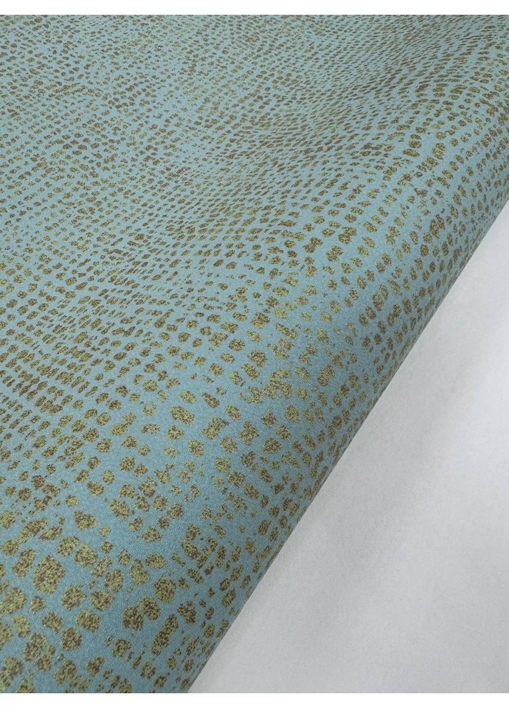 Шпалери вінілові 10.05 × 1.06 м 31355, бірюзові для спальні, вітальні, кухні, коридору, ванної кімнати MARBURG (339111429)