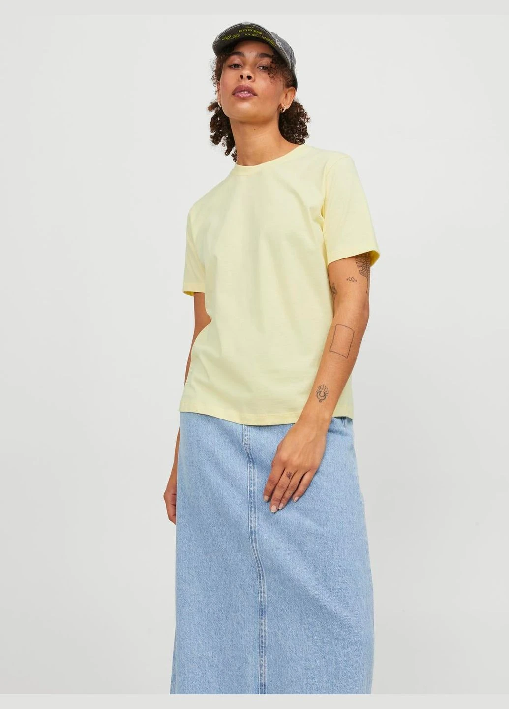 Футболка basic,світло-жовтий,JJXX Jack & Jones - (294756636)