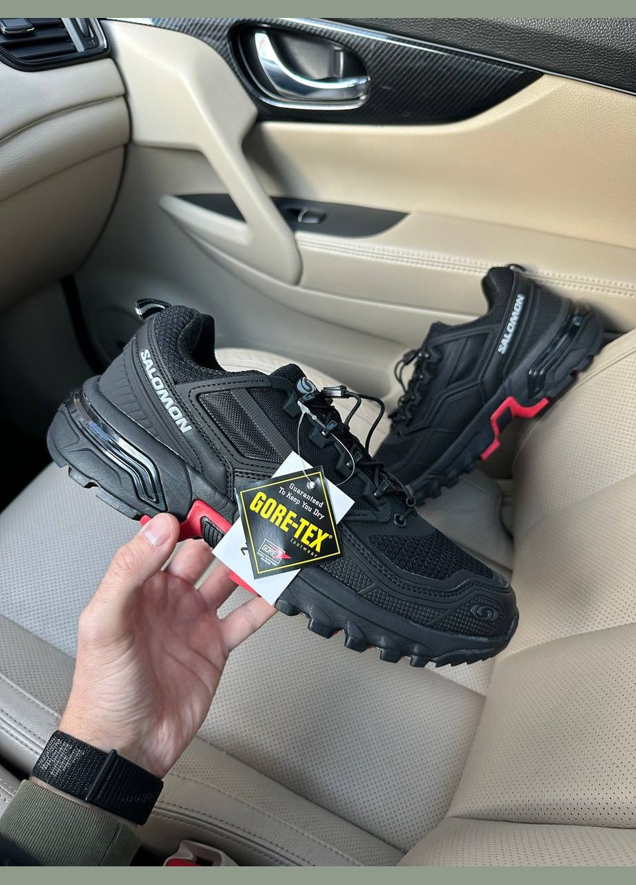 Чорні Зимовий кросівки зимові чоловічі salomon acs winter gore-tex black termo | саломон acs чорні термо No Brand