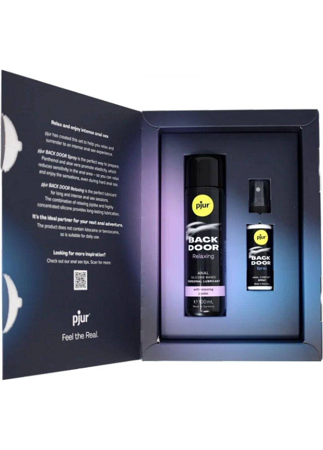 Подарунковий набор BACK DOOR Value Pack: силіконова змазка 100 мл та розслаблювальний спрей 20 - CherryLove Pjur (330619807)