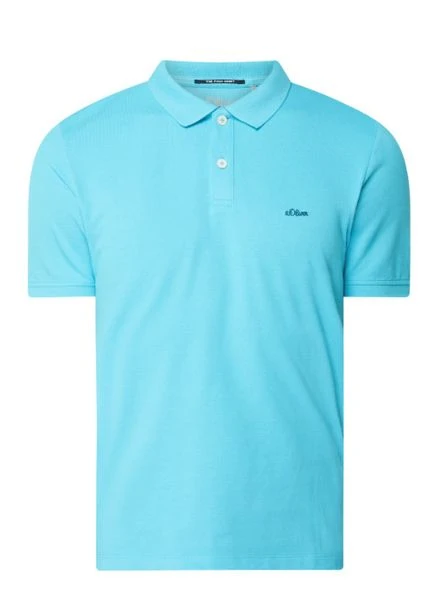 Поло T-shirt REGULAR FIT 13.1Q1.35.2843-6241.Oliver M Блакитний 13.1Q1.35.2843-6241 S.Oliver (386065733)
