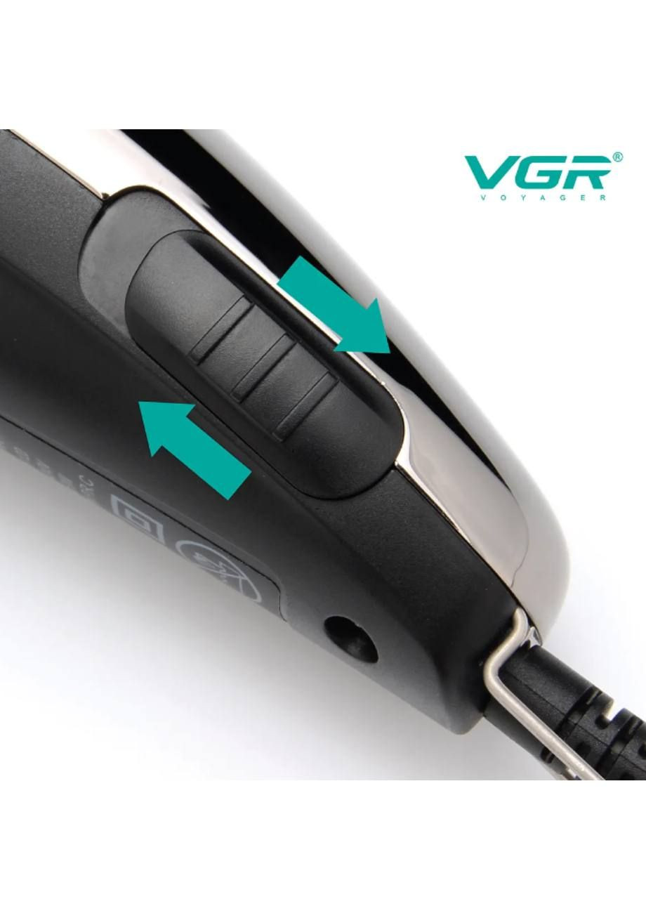 Машинка для стрижки волосся з керамічними ножами VGR v-121 (280931024)