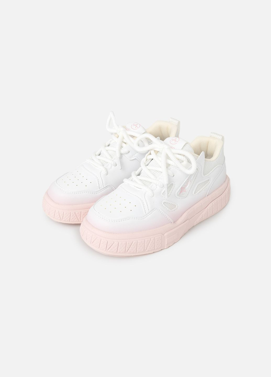 Белые демисезонные кроссовки для девочки цвет белый цб-00239386 No Brand