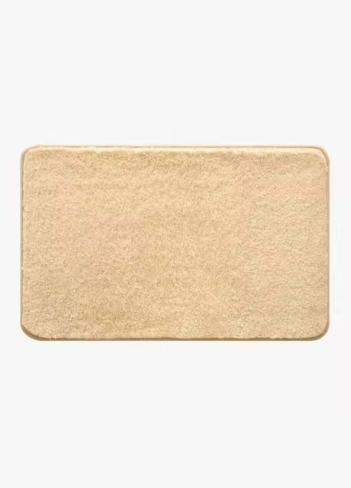 Коврик для ванной комнаты и душа коврик для ног в душевую, микрофибра, атиковзкий размер 40х60 см, бежевый No Brand (337342019)