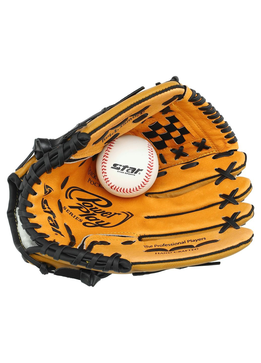 Ловушка перчатка для бейсбола Коричневый (размер 12,5 дюймов) WG5100L5 Star (369141869)