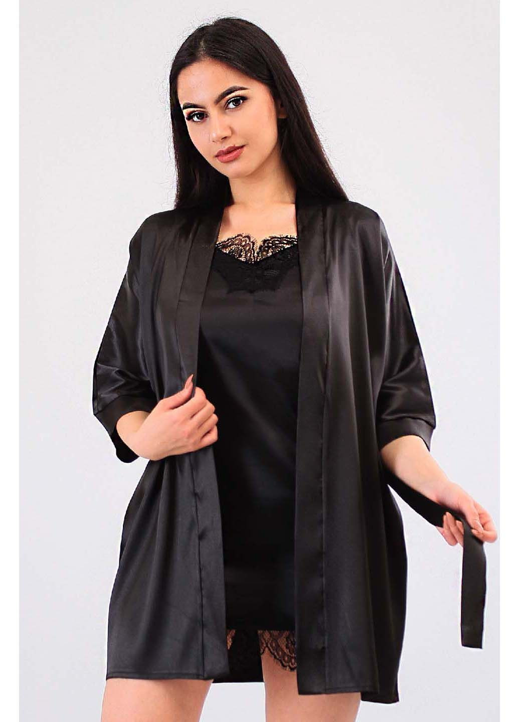 Комплект пеньюар та халат Ghazel (319820993)