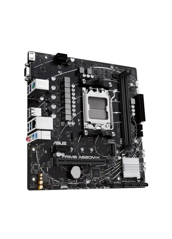 Материнская плата A620M-K AM5 micro-ATX 2xDDR5 HDMI D-Sub 226x221 мм Asus (393514970)