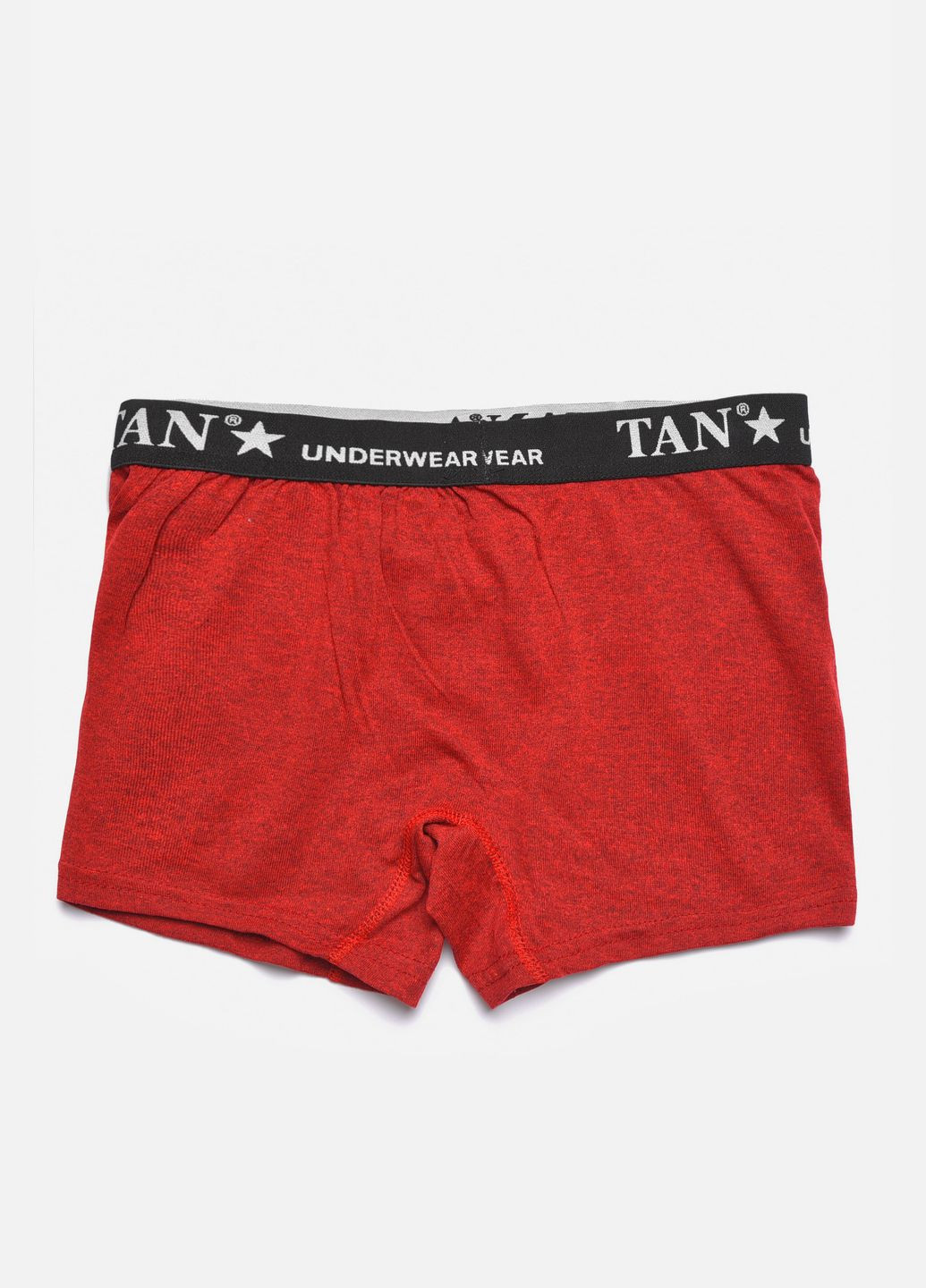 Боксери чоловічі однотонні червоного кольору Let's Shop (301407686)