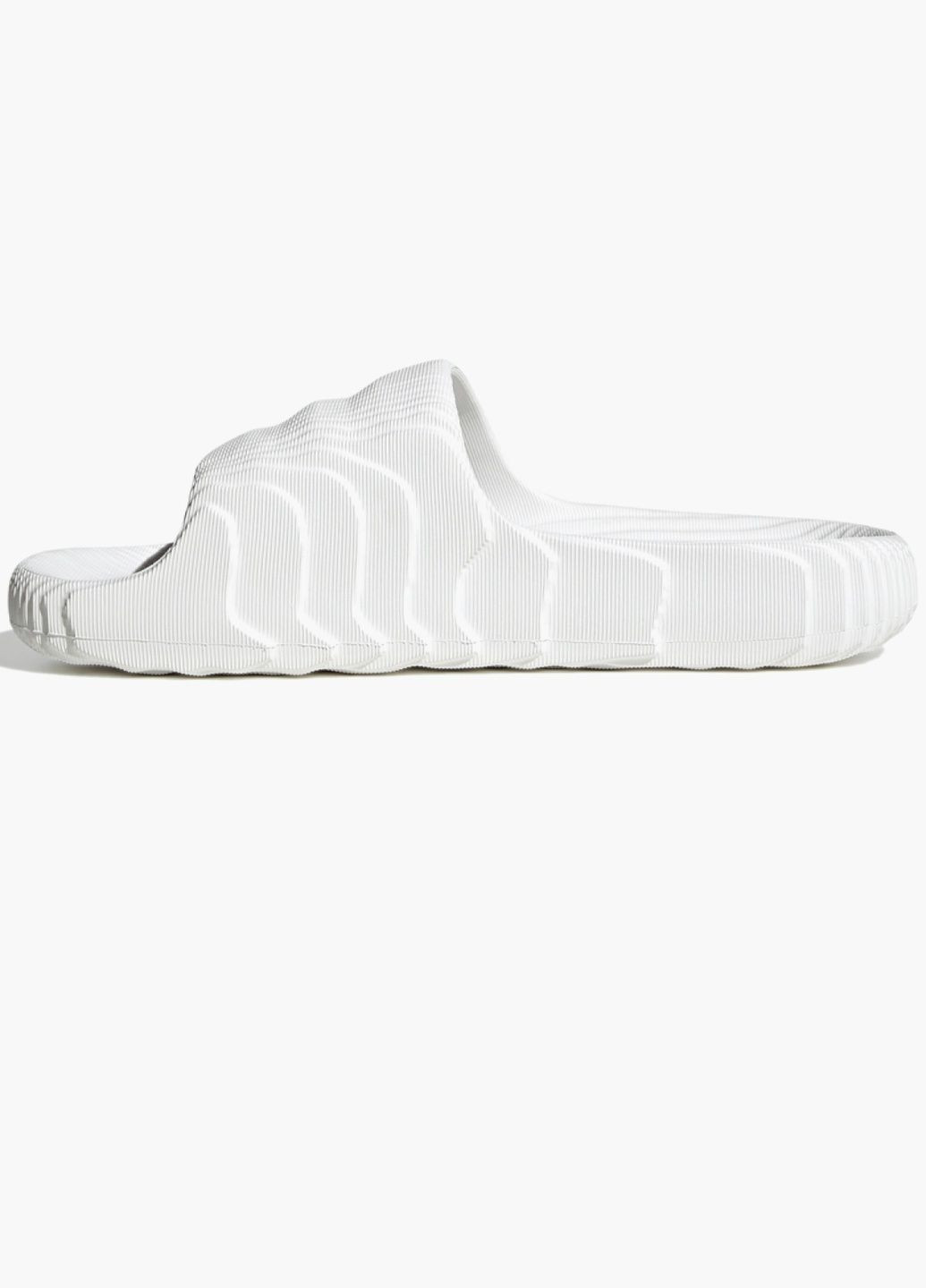 Белые мужские тапочки adilette 22 slides white hq4672 adidas