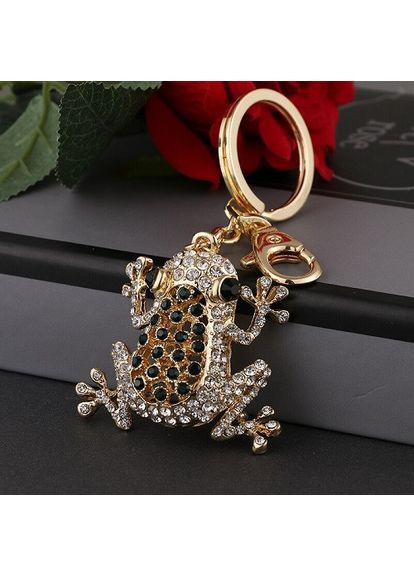 Креативный модный брелок подвеска в виде Лягушки с кристаллами No Brand (292260572)