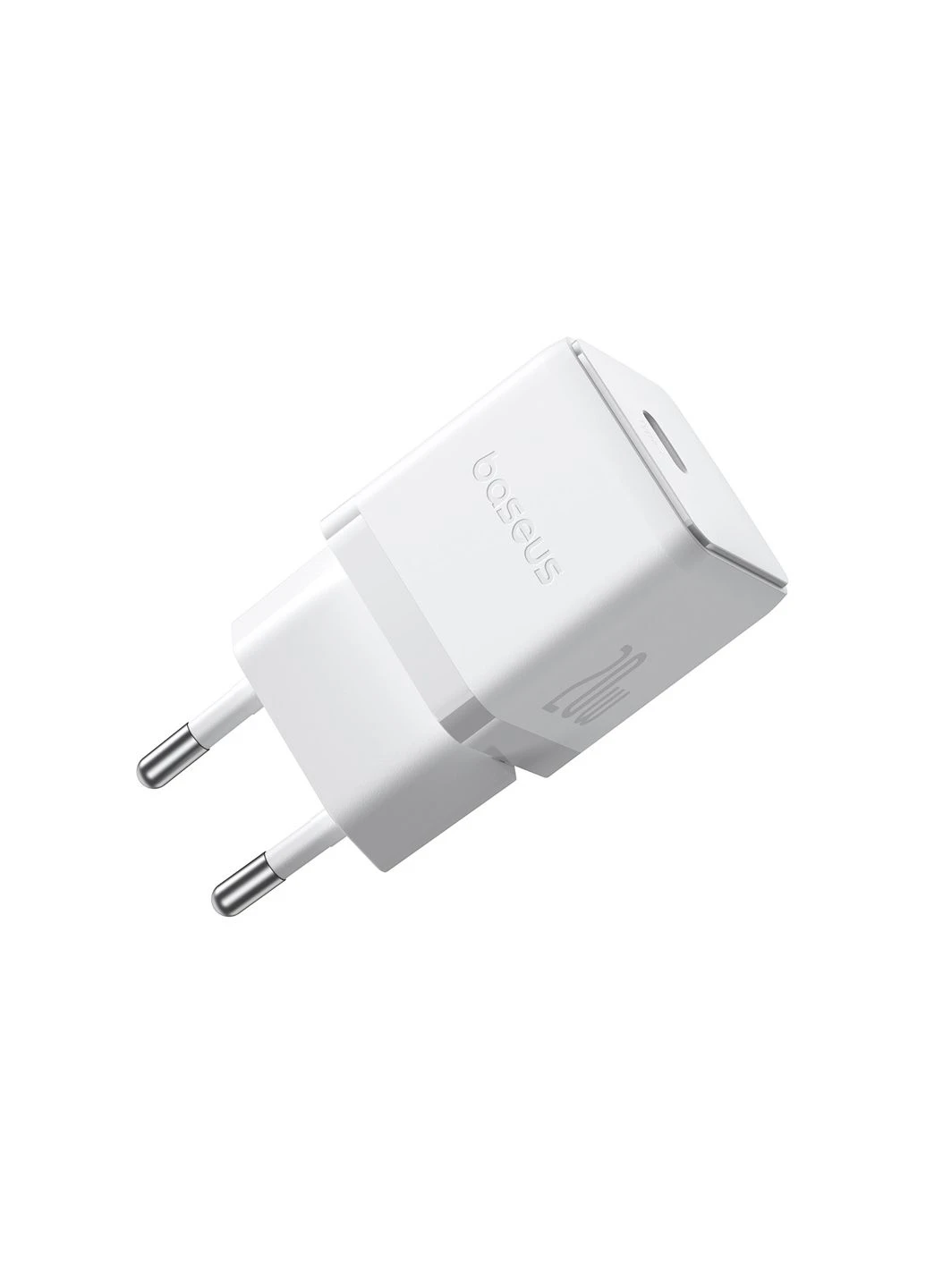 Сетевой зарядное устройство 1C 20W EU Moon White Baseus Palm Fast Charger (385619277)