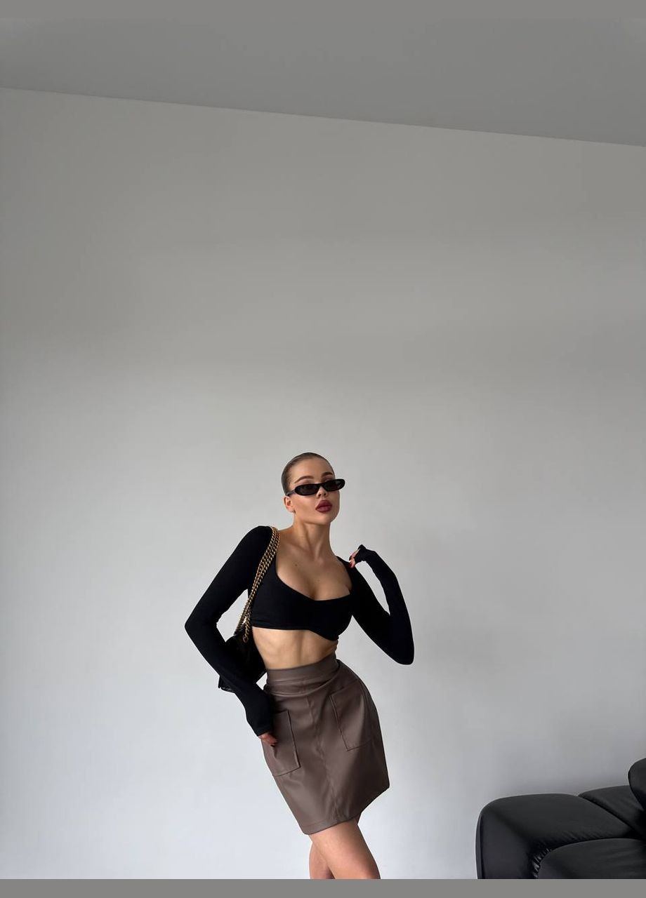 Жіноча шкіряна спідниця Avanti (322700472)