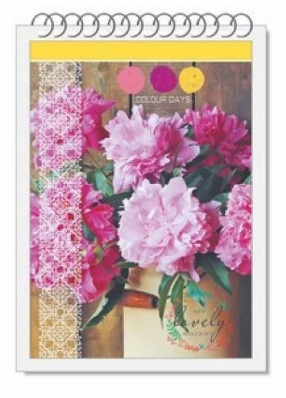 Блокнот А-6 40 аркушів. Пружина. М'яка обкладинка. RLN10151 Руслан (294292278)