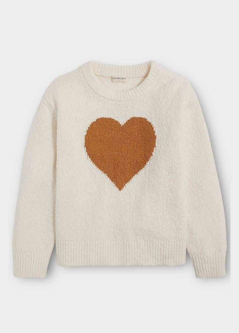 Белый демисезонный свитер Crewcuts