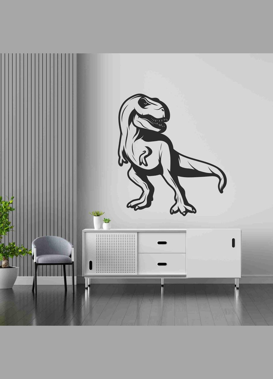 Виниловая интерьерная декор на стену, обои и другие поверхности Динозавр с оракала Кавун наклейка (316189462)