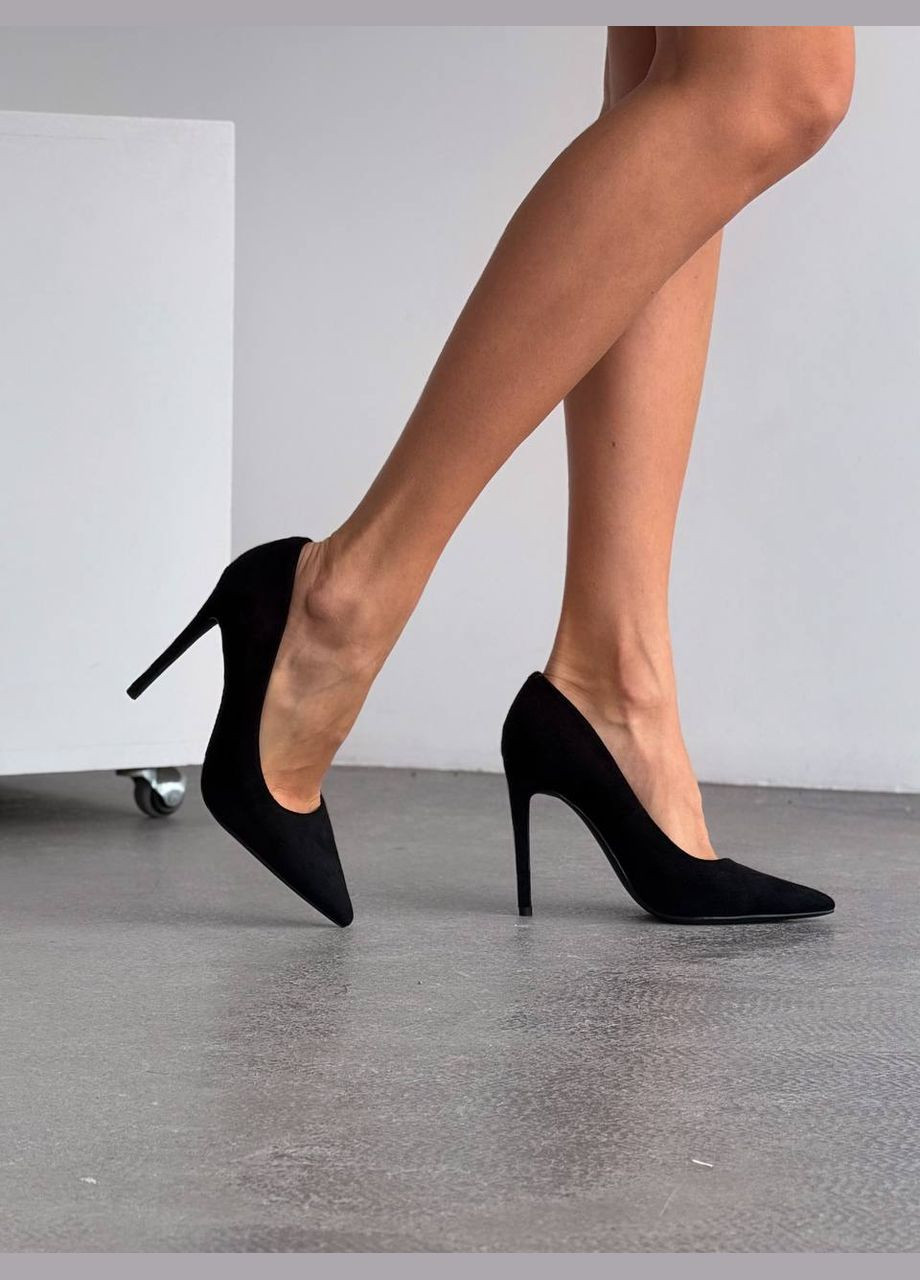 No Brand Туфлі “Velvet Touch” — елегантна класика на підборах чорний з, — (333035383)