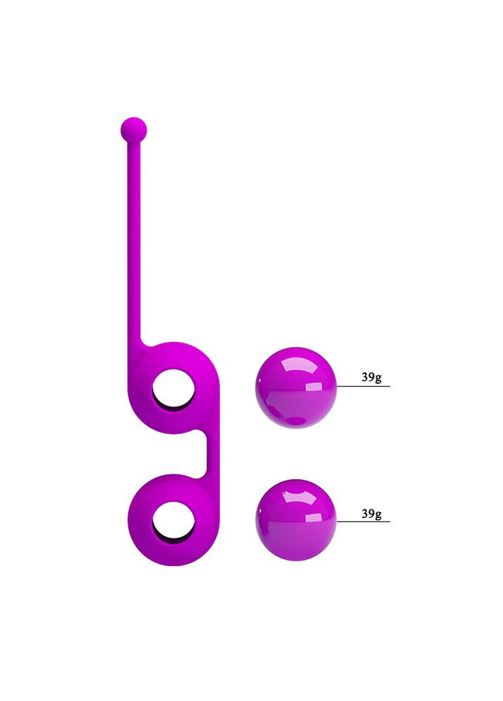 Вагінальні кульки Kegel Tighten Up Balls III Фіолетові - CherryLove LyBaile (282709641)