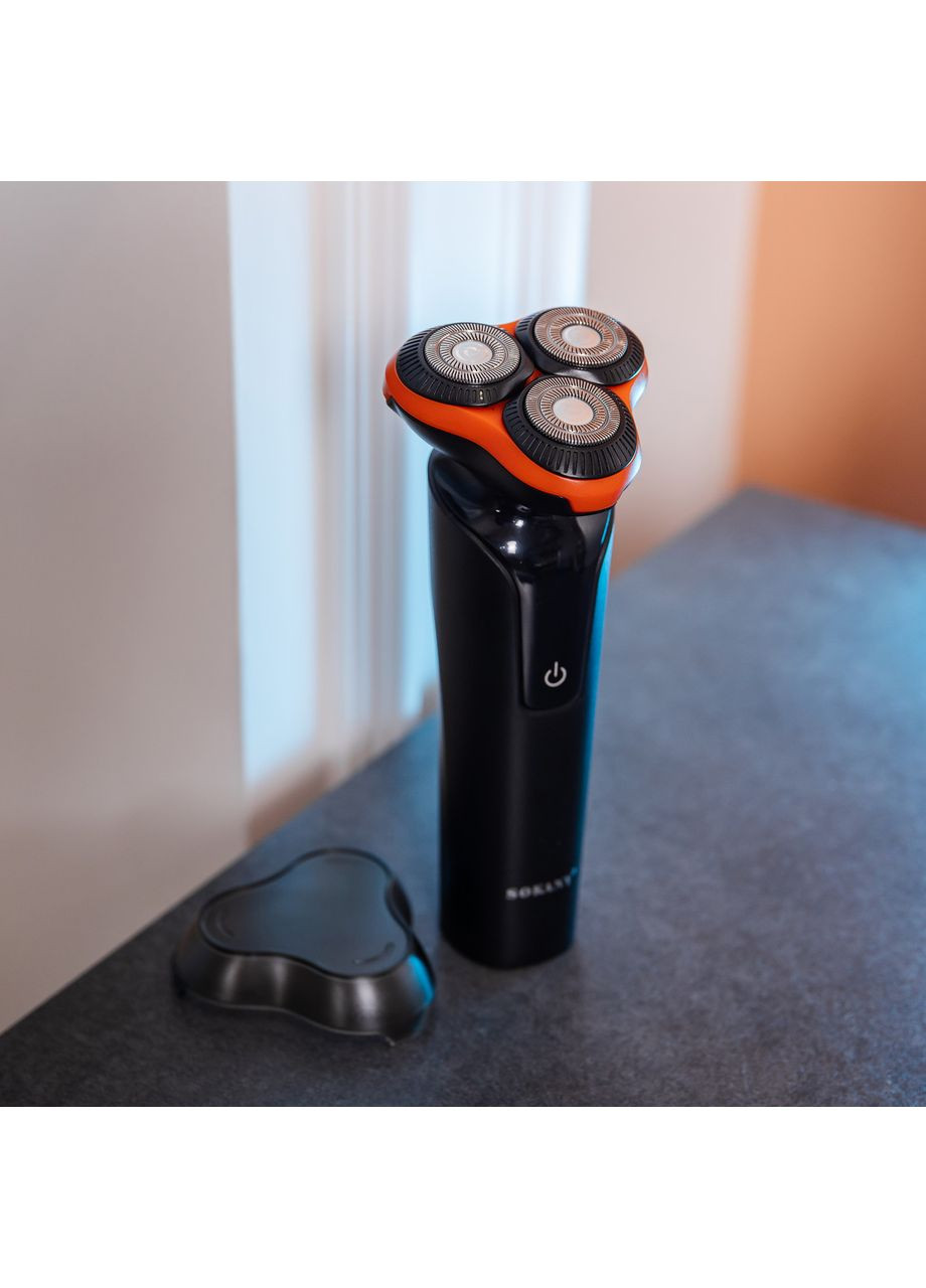 Электробритва беспроводная 5 Вт 800 mAh роторная для мужчин с тремя головками для бритья ProDobro (364192079)
