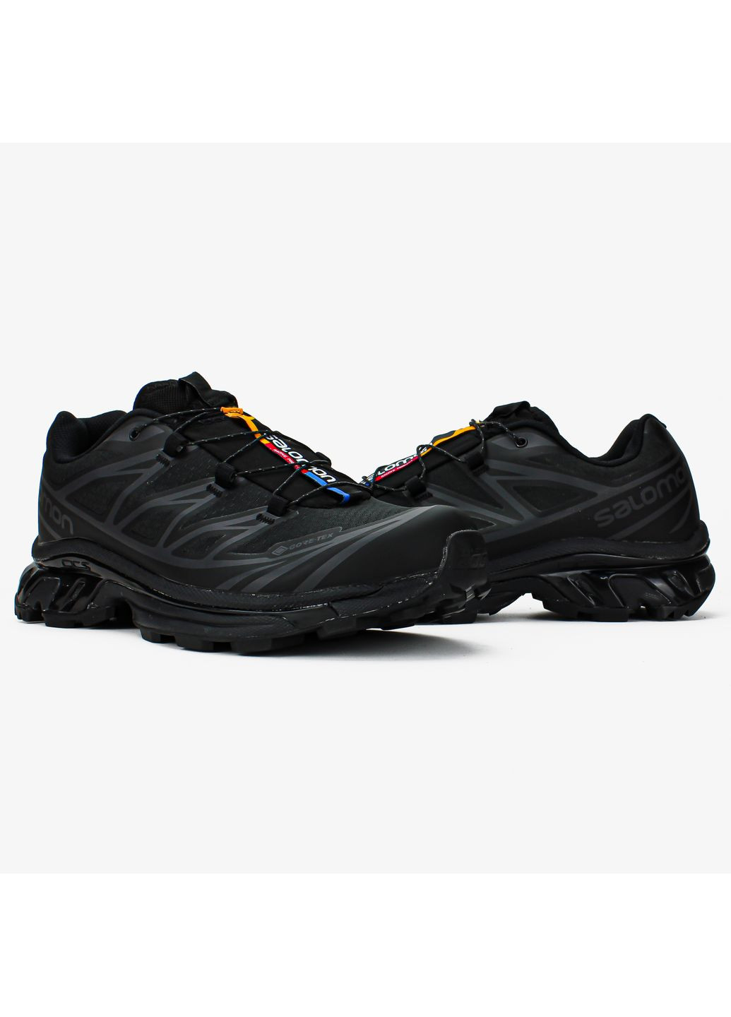 Чорні Осінні кросівки чоловічі salomon xt-6 adv dover black gore-tex | саломон хт-6 чорні No Brand