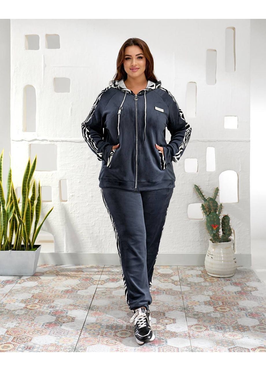 Женский спортивный велюровый костюм FINO Mode (361444955)